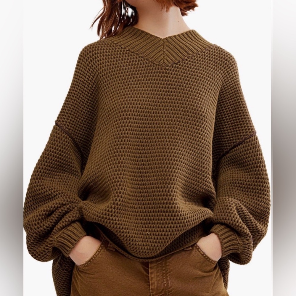 NEW! Free People Maisie Oversize Sweater - Picture 2 of 12